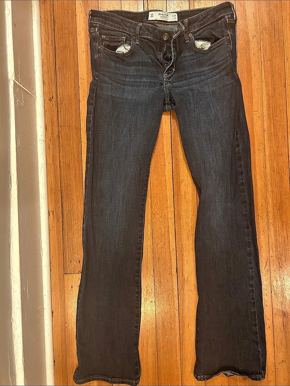 Abercrombie & Fitch Boot Cut Jeans Blue Waist 29 Length 33